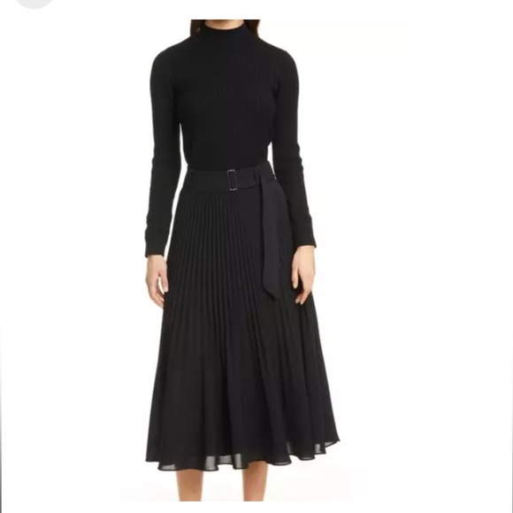 Club Monaco Split Pleated Skirt - Picture 4 of 7